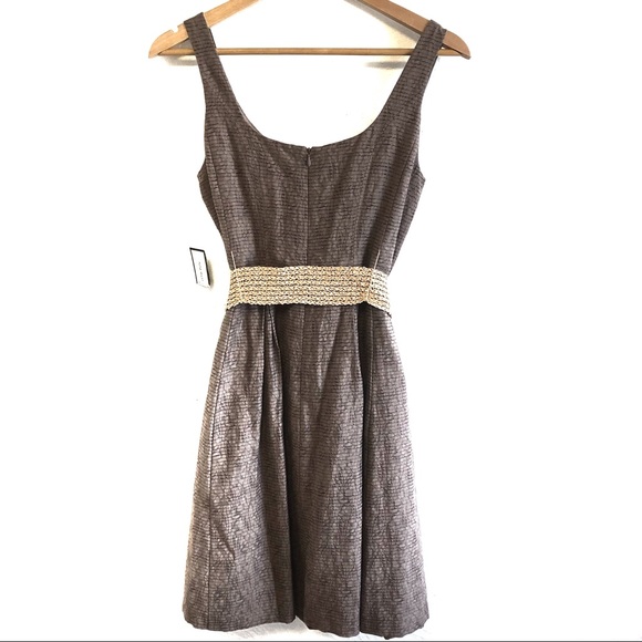 SOLD Nine West Textured  Fit and Flare Dress - Picture 3 of 8